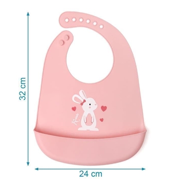 Babero silicona conejo - Imagen 2