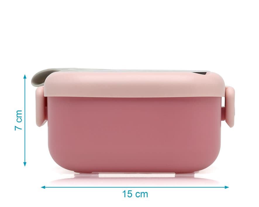 Caja almuerzo 750ml rosa - Imagen 2