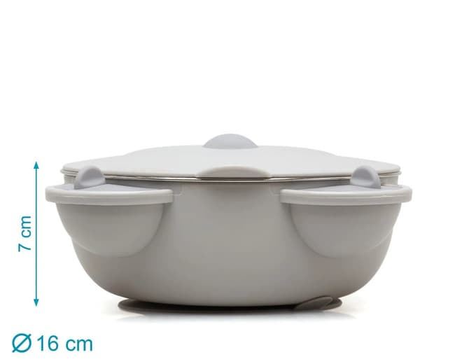 Cuenco Térmico para Bebé en Acero Inoxidable – Oso - Imagen 3