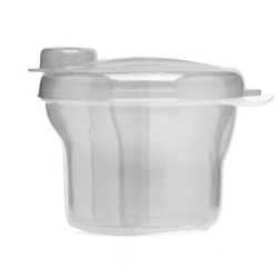 Dispensador de leche en polvo gris para bebés - Imagen 1