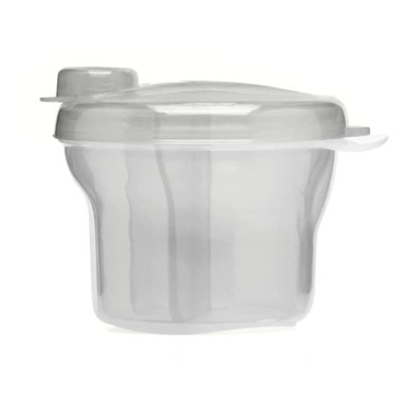 Dispensador de leche en polvo gris para bebés - Imagen 1