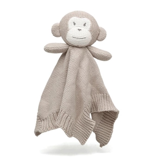 Doudou Mono Gris de Algodón “Cotton Friends” – Ecofriendly - Imagen 1