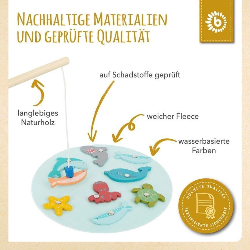 Juego de Pesca Magnético de Madera - Imagen 2