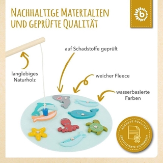 Juego de Pesca Magnético de Madera - Imagen 2