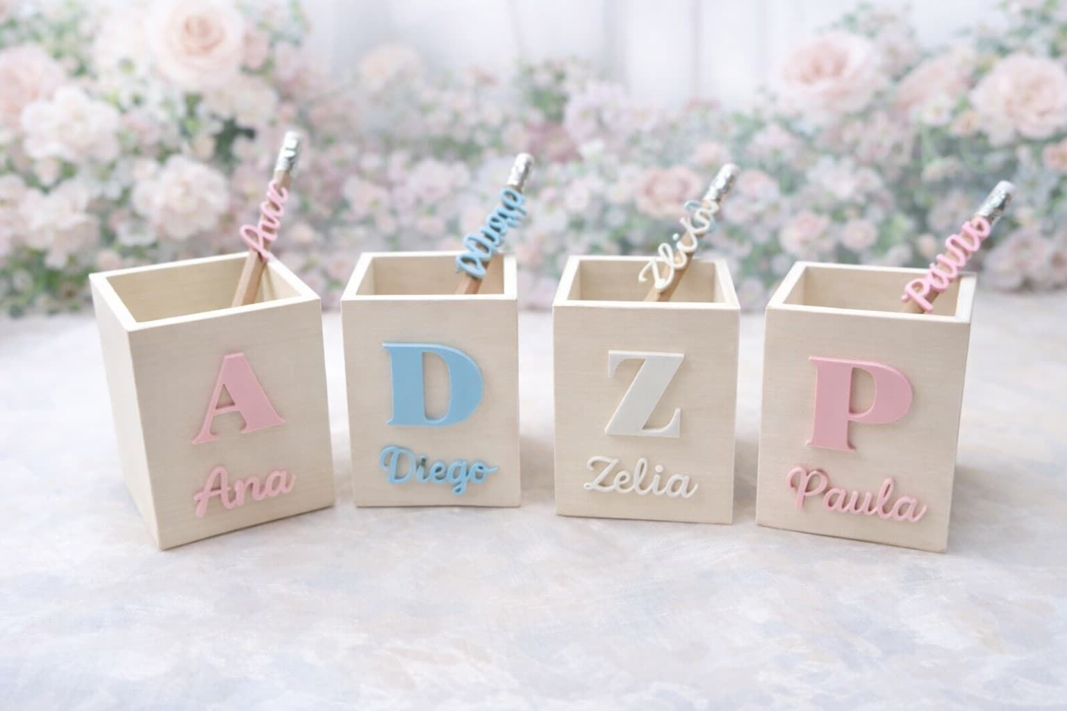 Lapicero de Madera con Lápiz Personalizado - Imagen 1