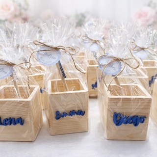 Lapicero de Madera con Lápiz Personalizado - Imagen 2