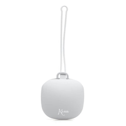 Portachupetes de silicona gris - Imagen 1