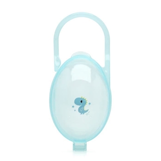 Portachupetes transparente azul - Imagen 1