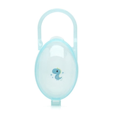 Portachupetes transparente azul - Imagen 1