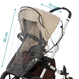 Protector de lluvia/clima para carrito - Imagen 1