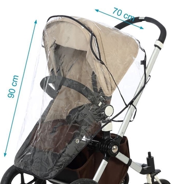 Protector de lluvia/clima para carrito - Imagen 1