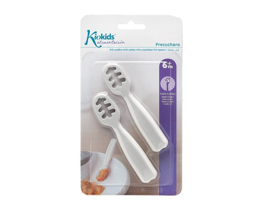 Set 2 precucharas grises para bebé - Imagen 4