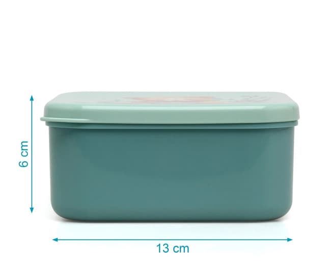 Set Porta-Alimentos Infantil 4 Unidades Oso Verde Salvia - Imagen 4
