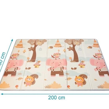 Tapete mantita plegable para bebé bosque otoñal - Imagen 1
