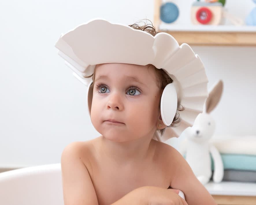 Visera Antilágrimas para Bebé Ajustable | Protección Baño Infantil - Imagen 1